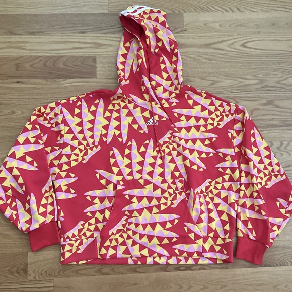 adidas x Farm Rio NWT Graphic Hoodie (L) - Picture 5 of 16